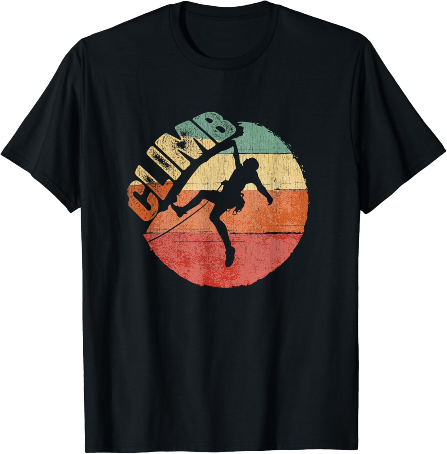 Vintage Rock Climbing Tee Mountain Climber TShirt Amazon.co.uk Fashion